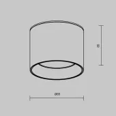 Припотолочная люстра Glam C096CL-GX53-W