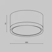 Точечный светильник Hoop C086CL-GX53-SRD-BG