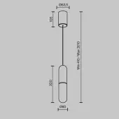 Подвесная люстра Mist P101PL-L300-12W3K-W