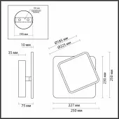Бра Devin Ledio 5629/11WL
