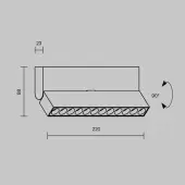 Спот Points rot C136CL-12W3K-B