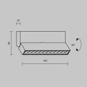 Спот Points rot C136CL-12W4K-B