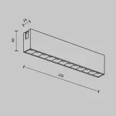 Трековый светильник Points TR150-1-12W3K-M-B