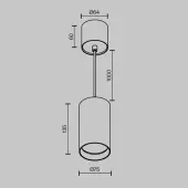 Подвесная люстра Vol P100PL-20W3K-W