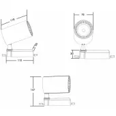 Трековый светильник Vuoro TR029-3-10W3K-W-W