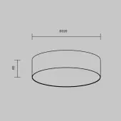 Точечный светильник Zon C032CL-24W3K-RD-B