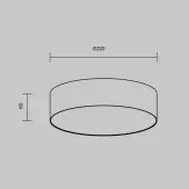 Точечный светильник Zon C032CL-24W3K-RD-W