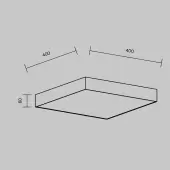 Точечный светильник Zon C032CL-45W3K-SQ-W