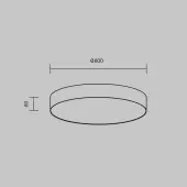 Точечный светильник Zon C032CL-90W4K-RD-W