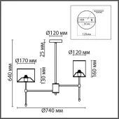 Люстра Latti 6589/6C