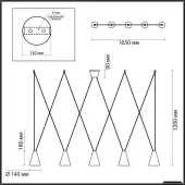 Подвесная люстра Lofti 5226/5