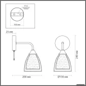 Бра Moderni 5289/1W