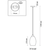 Подвесная люстра Sapphire 4489/1