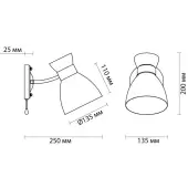 Бра Wilma 4534/1W