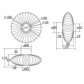 Бра Amulet MOD555WL-L4CH4K