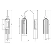 Бра Antic MOD302WL-01GR