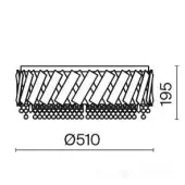 Припотолочная люстра Artistico MOD017CL-05BS