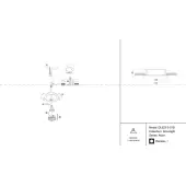 Точечный светильник Atom DL023-2-01B