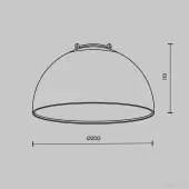Точечный светильник Bowl TR126B-20W3K-W