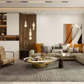 Подвесная люстра Collar P069PL-L35G3K