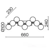 Бра Dallas MOD547WL-09B