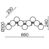 Бра Dallas MOD547WL-09B