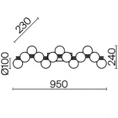 Бра Dallas MOD547WL-13BS