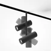 Трековый светильник Elti Duo TR005-2-2X12W4K-B