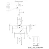 Подвеcная люстра Flare DIA200PL-06G