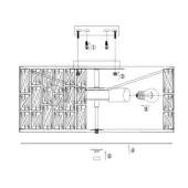 Подвесная люстра Gelid MOD184PL-04CH