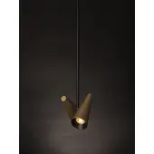 Люстра средней высоты Giro MOD095PL-02BS