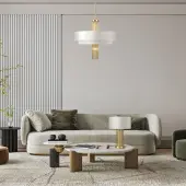 Подвесная люстра Impressive MOD151PL-05G