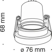 Точечный светильник Kappell DL040-L10RG4K
