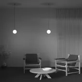 Подвесная люстра Luna P039PL-5W3K-10INS-B