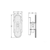 Бра Marmo MOD099WL-01G3