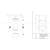 Точечный светильник Pauline C007CW-01W