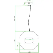 Подвесная люстра Rebel MOD322PL-L6B3K