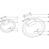 Припотолочная люстра Rim MOD058CL-L65W4K