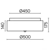 Припотолочная люстра Ripple MOD096CL-05G