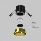 Точечный светильник Round DL058-7W3K-BS