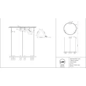 Подвеcная люстра Satellite MOD102PL-L42W
