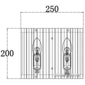 Бра Solar MOD087WL-02G