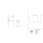 Подвесная люстра Step P010PL-L23B