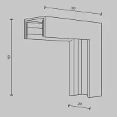 Соединитель треков Basity TRA172ICL-11B