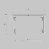 Шинопровод Basity TRX172-111B