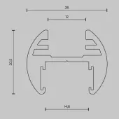 Шинопровод Basity TRX172-R-113B