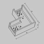 Коннектор питания шинопровода Elasity TRA160CL-11B