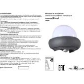 Уличный настенный светильник Calle 358566