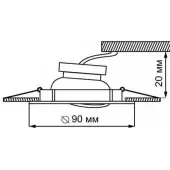 Точечный светильник Coil 369620